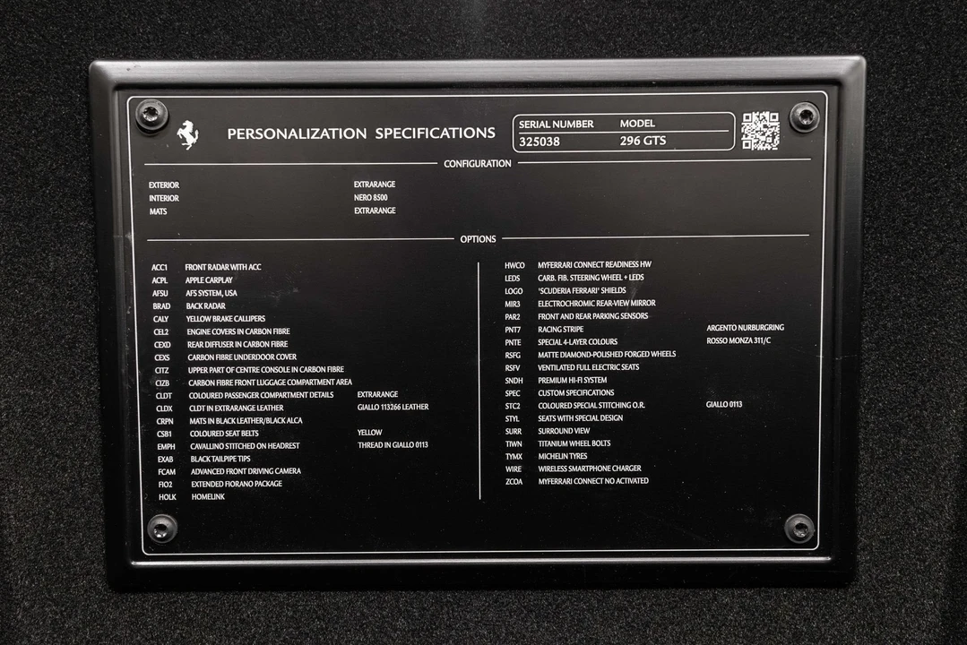 2025 Ferrari 296 GTS - Image 26 of 31