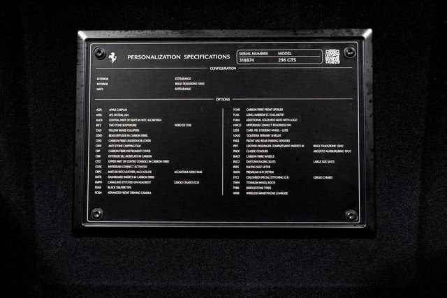 2025 Ferrari 296 GTS - Image 18 of 31
