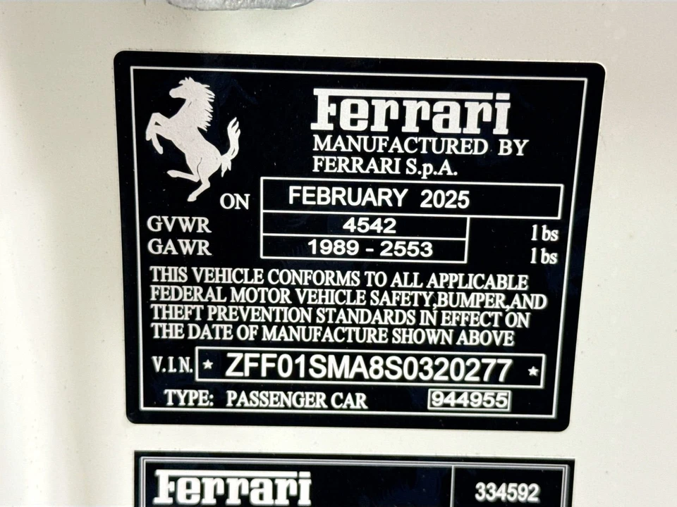 2025 Ferrari 296 GTS - Image 27 of 28