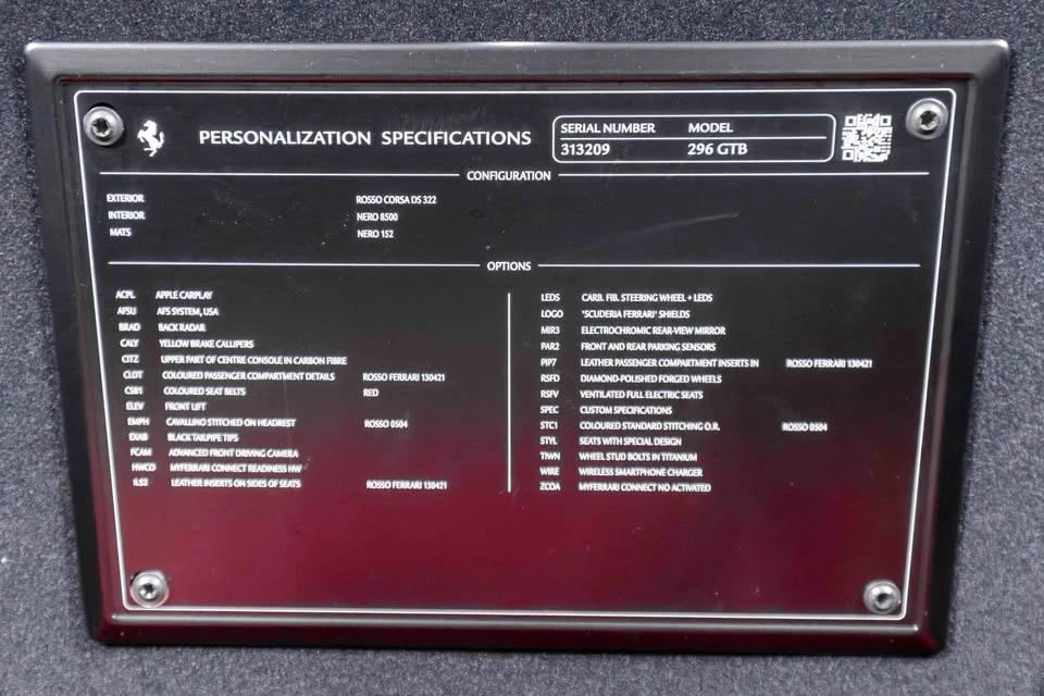 2025 Ferrari 296 GTB - Image 11 of 20