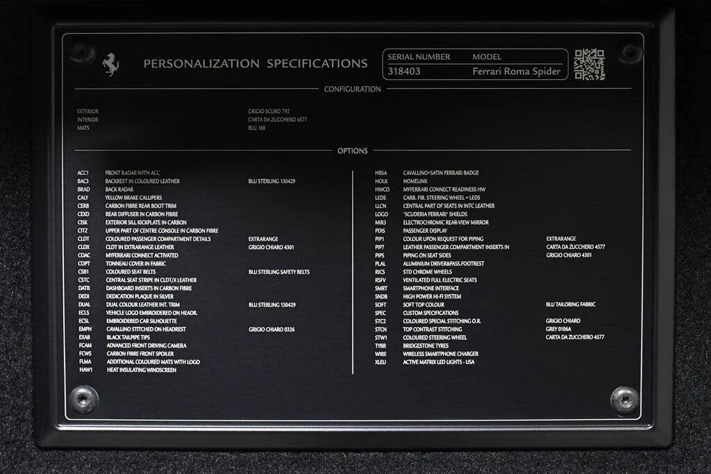 2025 Ferrari Roma Spider - Image 29 of 31
