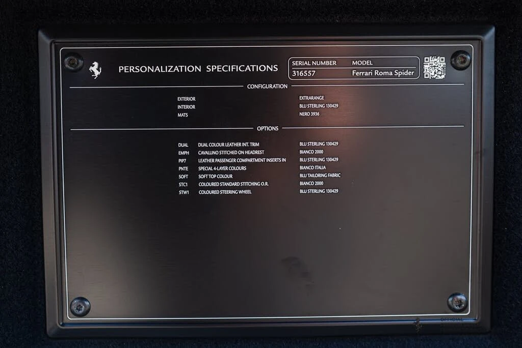 2025 Ferrari Roma Spider - Image 11 of 27