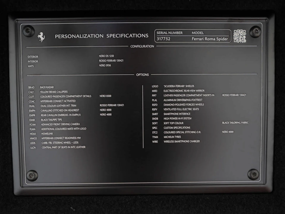 2025 Ferrari Roma Spider - Image 28 of 29