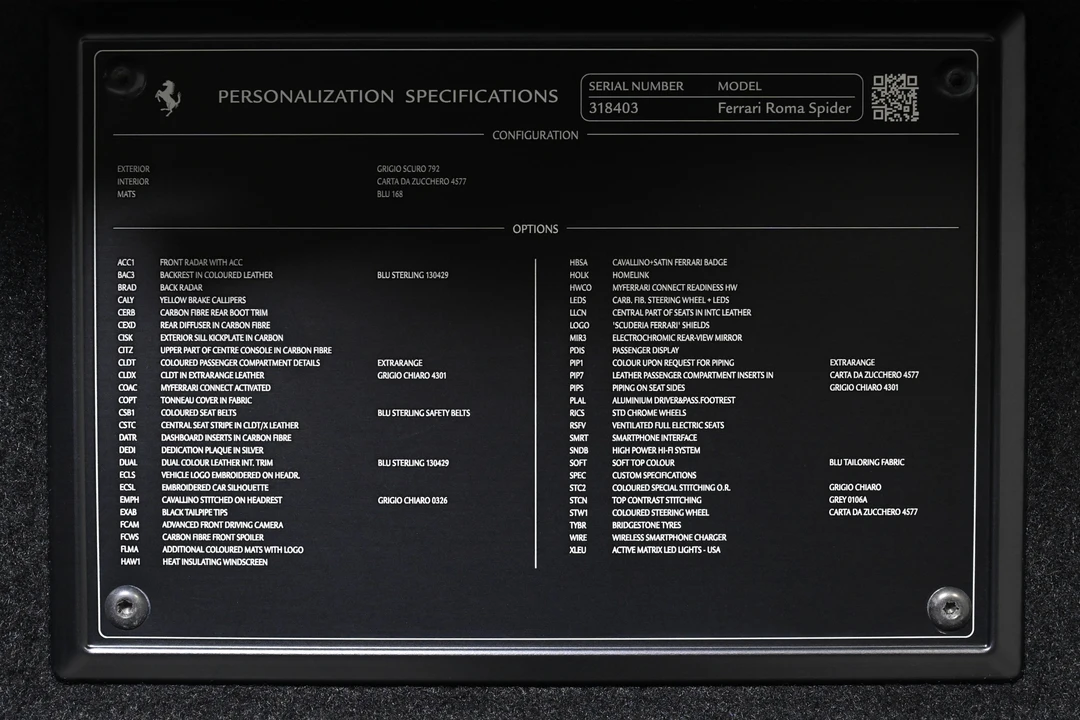 2025 Ferrari Roma Spider - Image 29 of 31