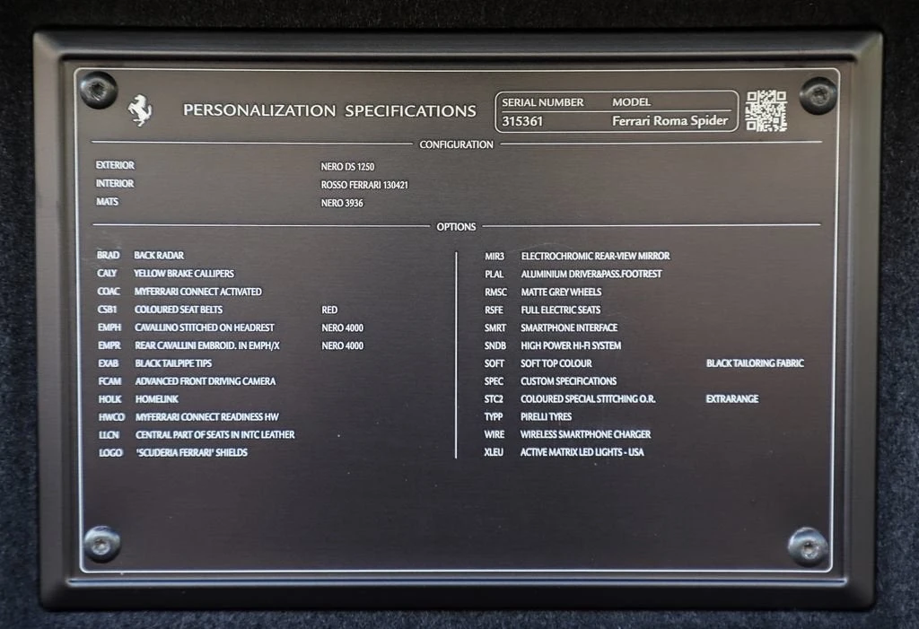 2025 Ferrari Roma Spider - Image 17 of 31