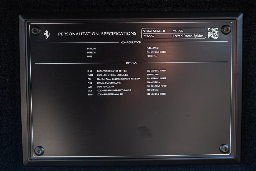 2025 Ferrari Roma Spider - Image 11 of 27