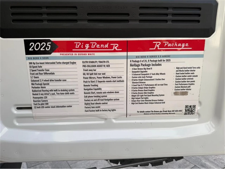 2025 Ford Bronco 6th Gen - Image 29 of 31