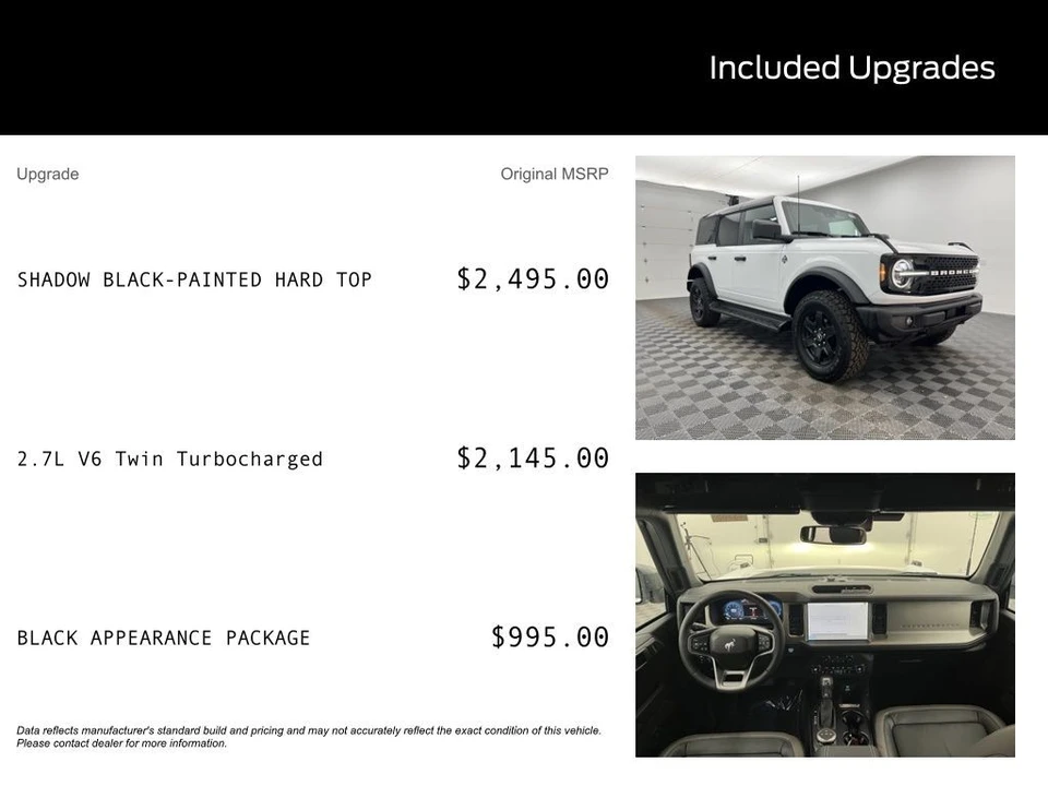 2025 Ford Bronco 6th Gen - Image 3 of 12