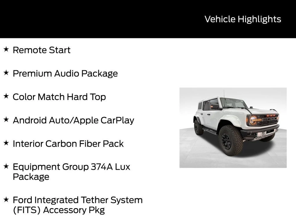 2025 Ford Bronco Raptor 6th Gen - Image 6 of 12