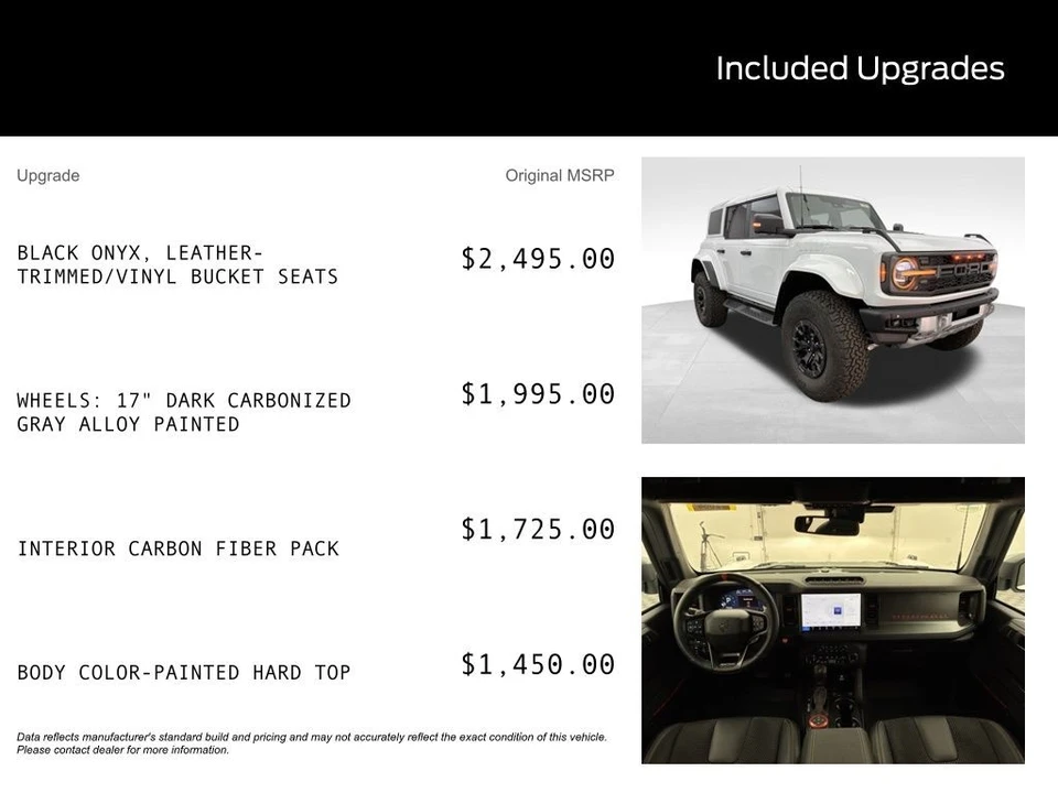 2025 Ford Bronco Raptor 6th Gen - Image 3 of 12