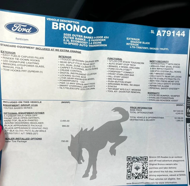 2025 Ford Bronco 6th Gen - Image 12 of 12