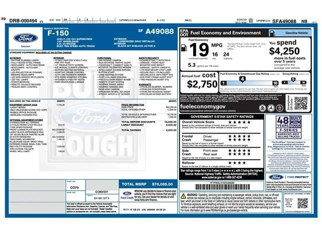2025 Ford F-150 14th Gen - Image 4 of 21