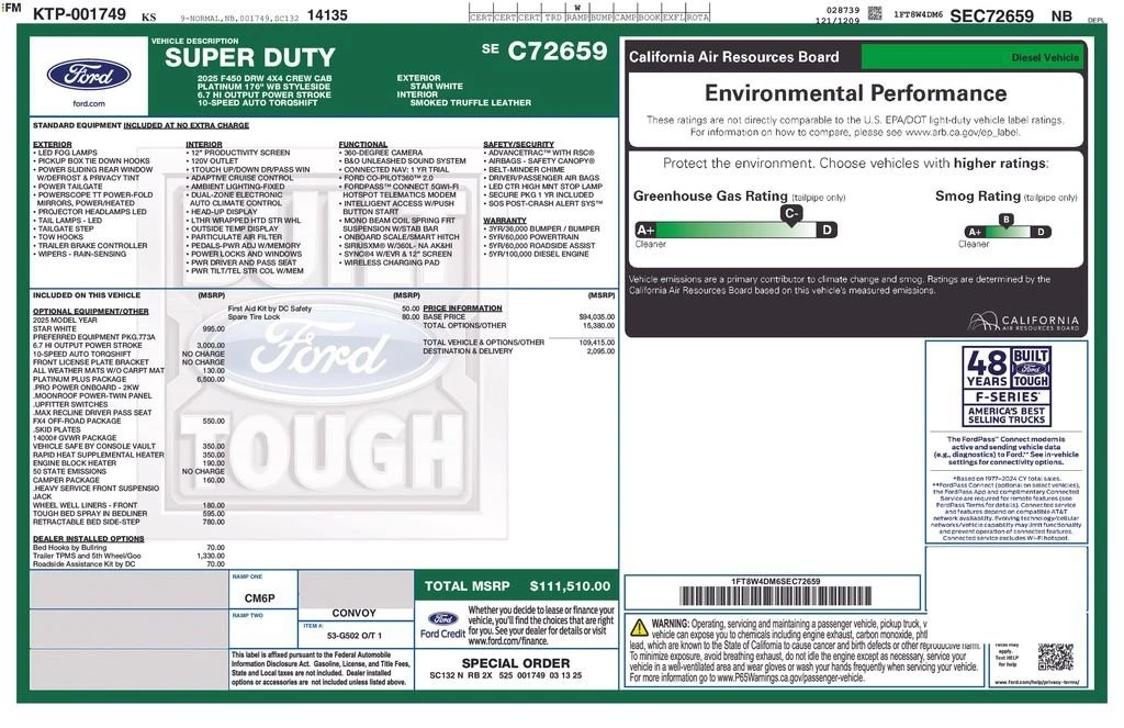 2025 Ford Super Duty 5th Gen - Image 12 of 12