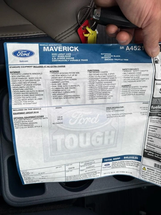 2025 Ford Maverick - Image 9 of 22
