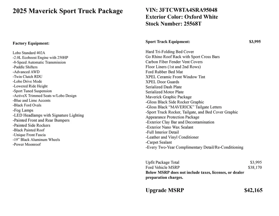 2025 Ford Maverick - Image 2 of 21