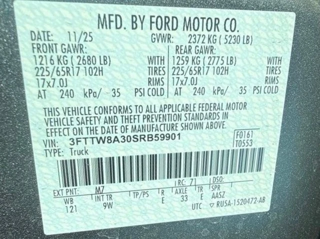 2025 Ford Maverick - Image 30 of 30