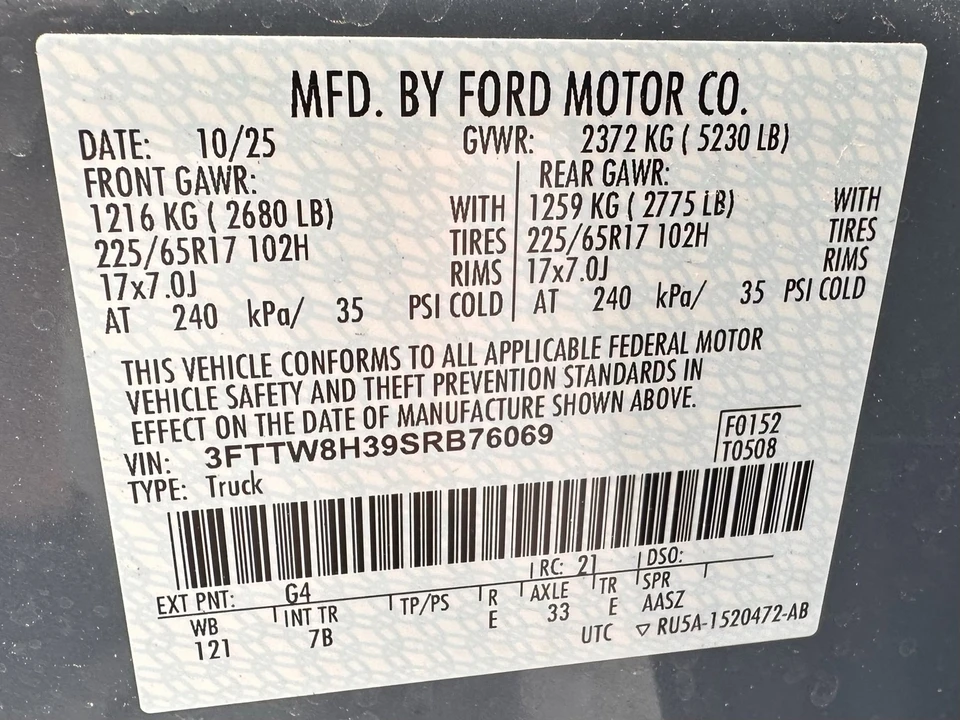 2025 Ford Maverick - Image 25 of 25