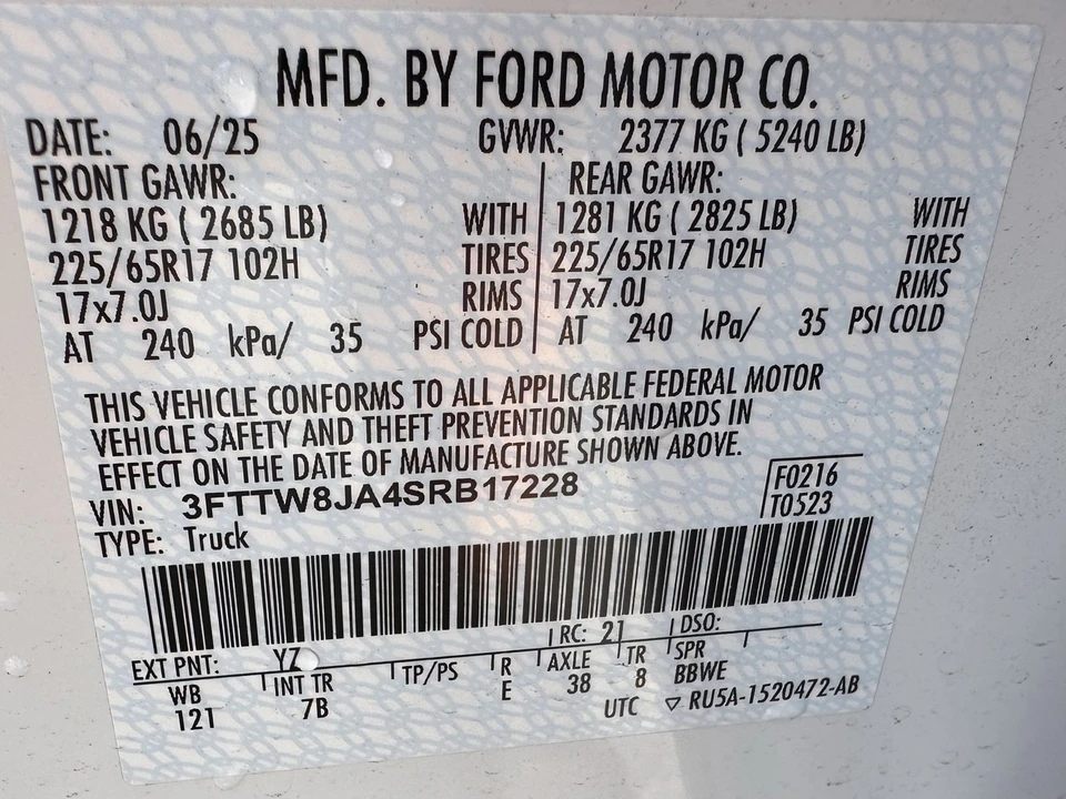 2025 Ford Maverick - Image 30 of 30