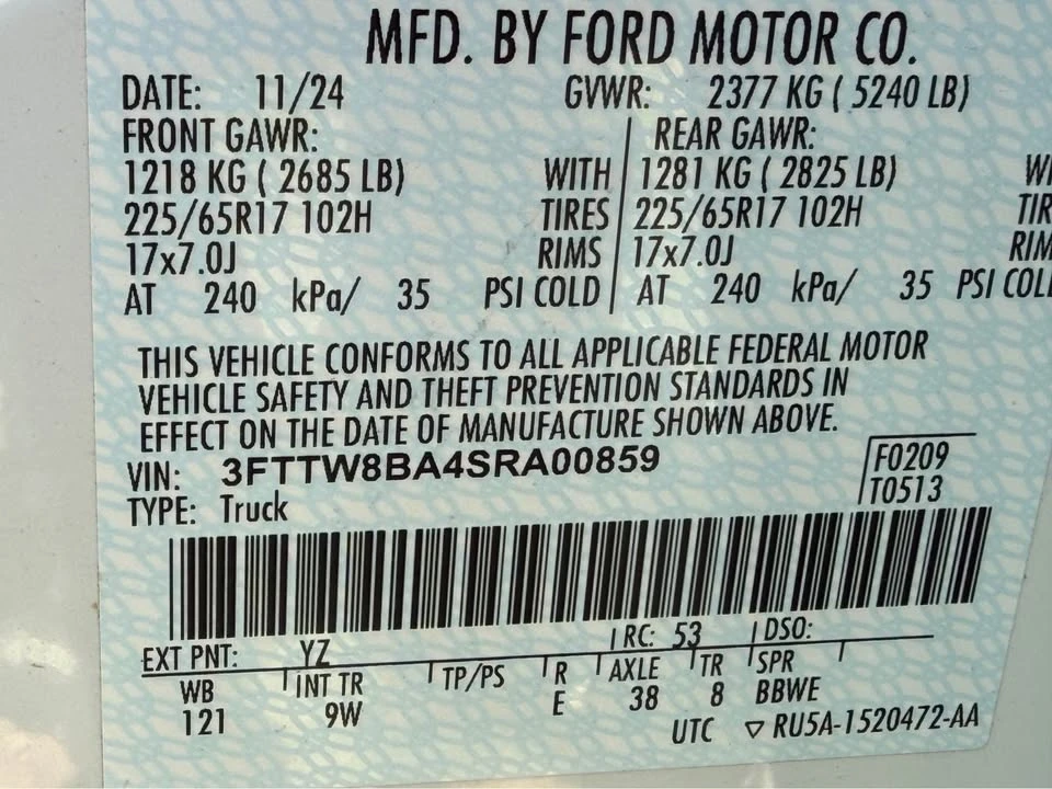 2025 Ford Maverick - Image 14 of 15