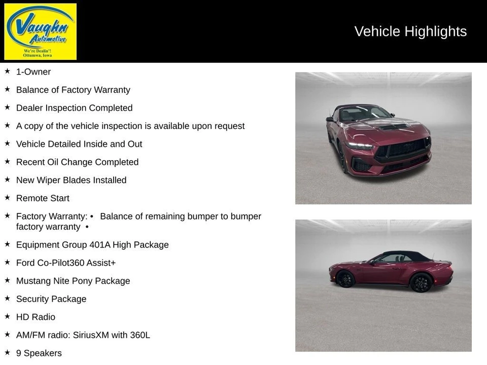 2025 Ford S650 Mustang GT - Image 2 of 31
