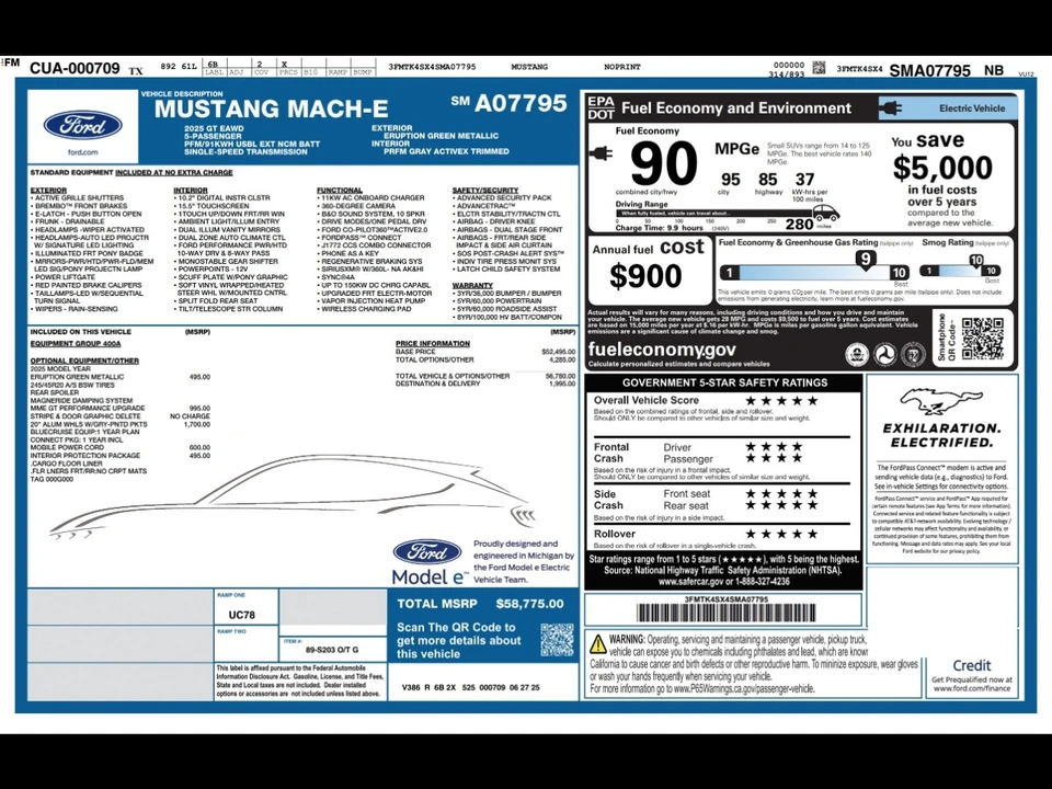 2025 Ford Mustang Mach-E - Image 4 of 12