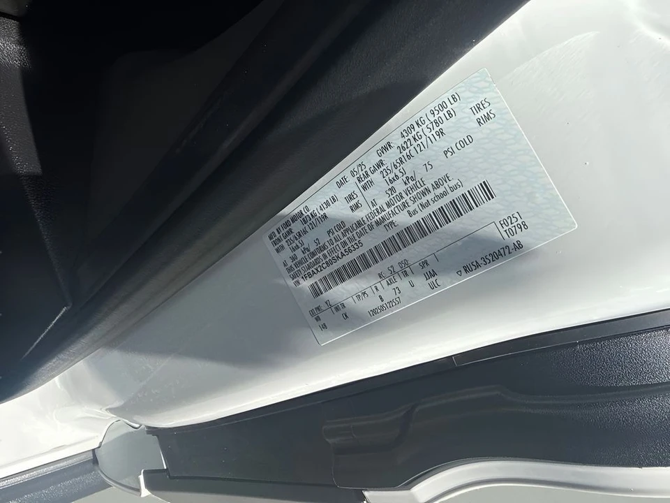 2025 Ford Transit - Image 19 of 21