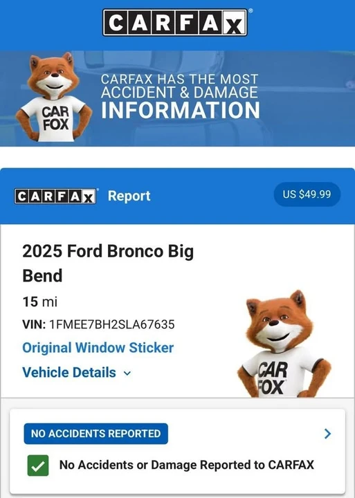 2025 Ford Bronco 6th Gen - Image 6 of 20