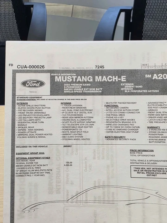 2025 Ford Mustang Mach-E - Image 16 of 16