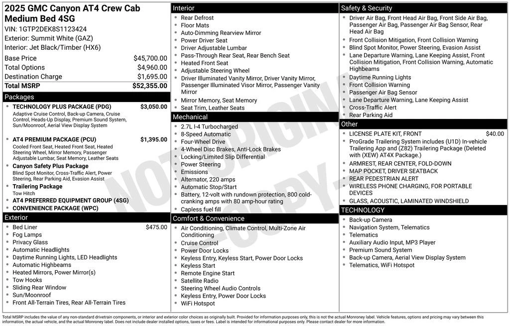 2025 GMC Canyon 2nd Gen - Image 4 of 12