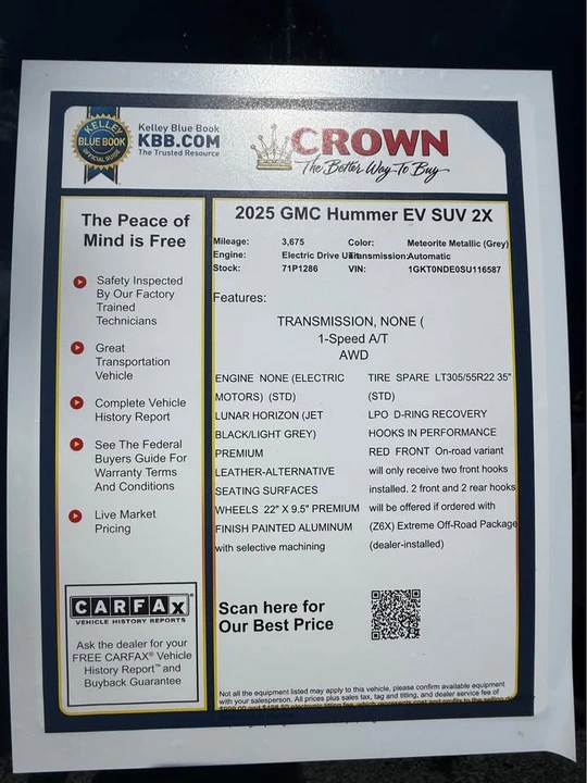 2025 GMC Hummer EV - Image 15 of 17