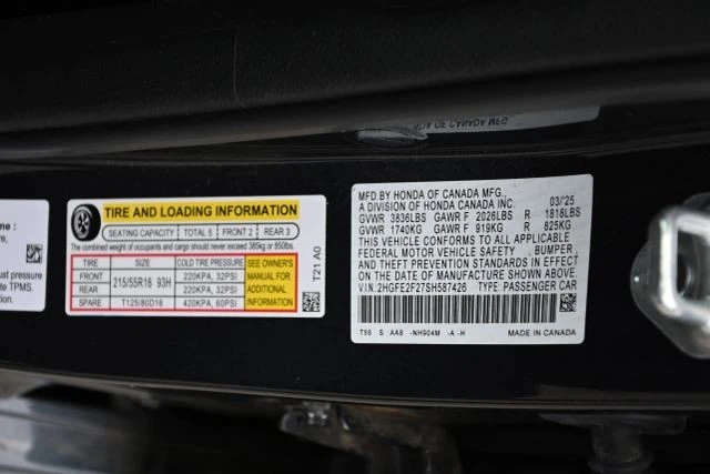 2025 Honda Civic 11th Gen - Image 17 of 17