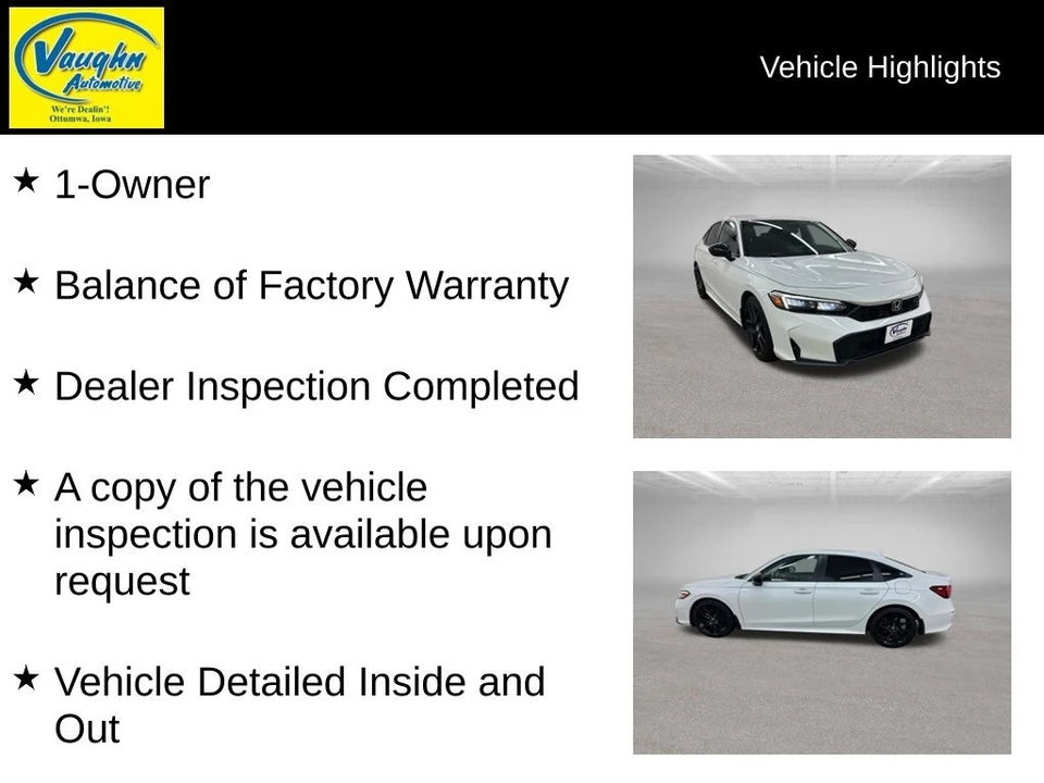 2025 Honda Civic 11th Gen - Image 2 of 21