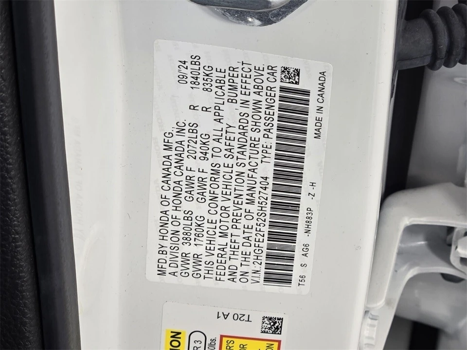 2025 Honda Civic 11th Gen - Image 20 of 21