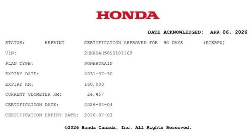 2025 Honda CR-V 6th Gen - Image 5 of 5