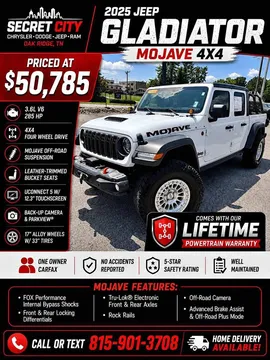2025 Jeep Gladiator Mojave Pickup 4D 5 ft