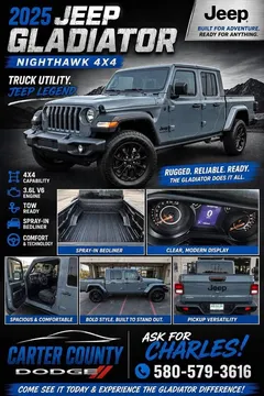 2025 Jeep Gladiator Nighthawk