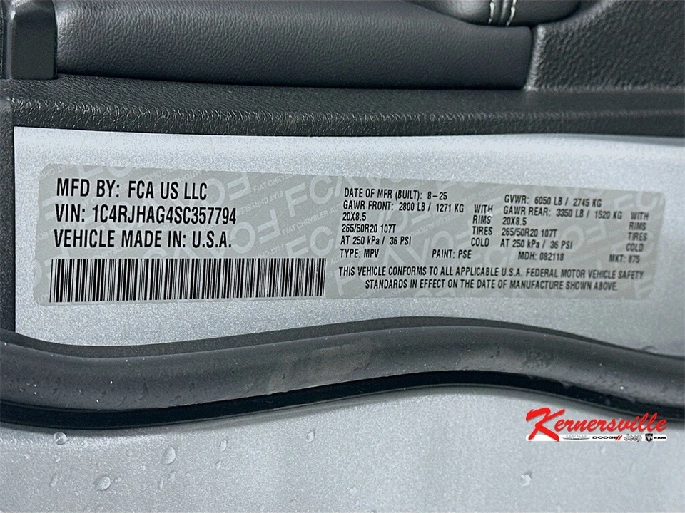 2025 Jeep WL Grand Cherokee - Image 18 of 21