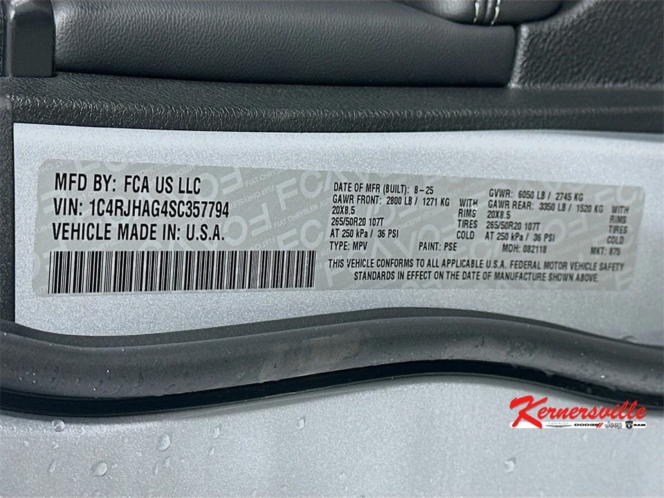 2025 Jeep WL Grand Cherokee - Image 18 of 21