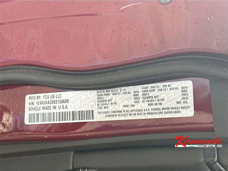 2025 Jeep KL Cherokee - Image 19 of 21