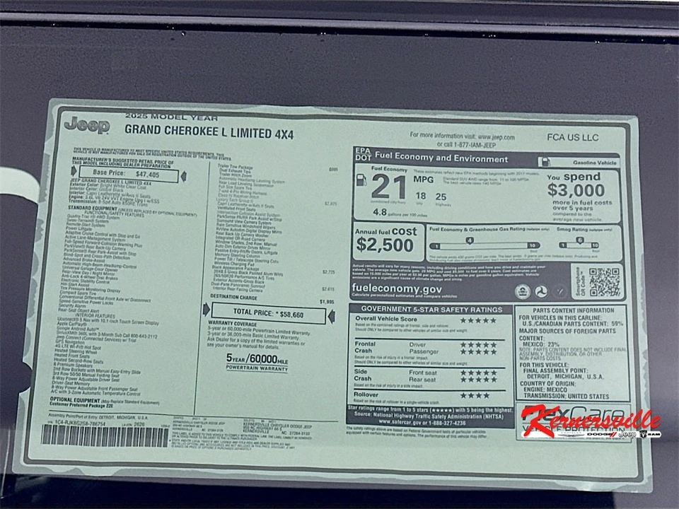 2025 Jeep KL Cherokee - Image 21 of 21