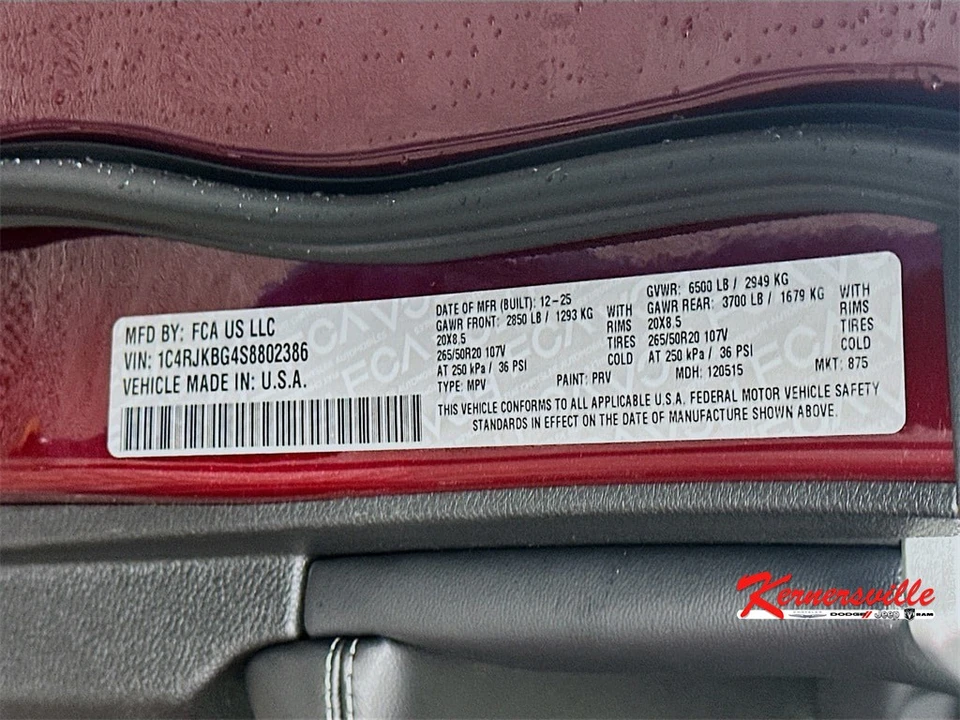 2025 Jeep WL Grand Cherokee - Image 19 of 21