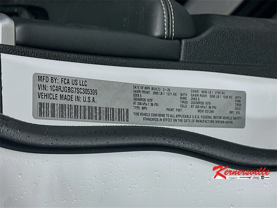2025 Jeep WL Grand Cherokee - Image 19 of 21