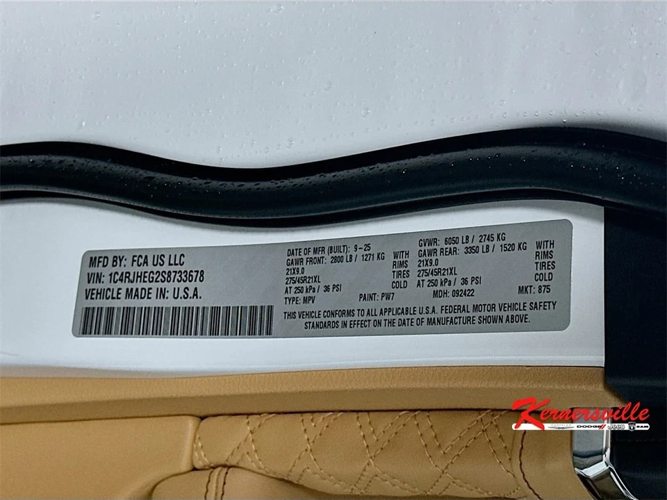 2025 Jeep WL Grand Cherokee - Image 19 of 21