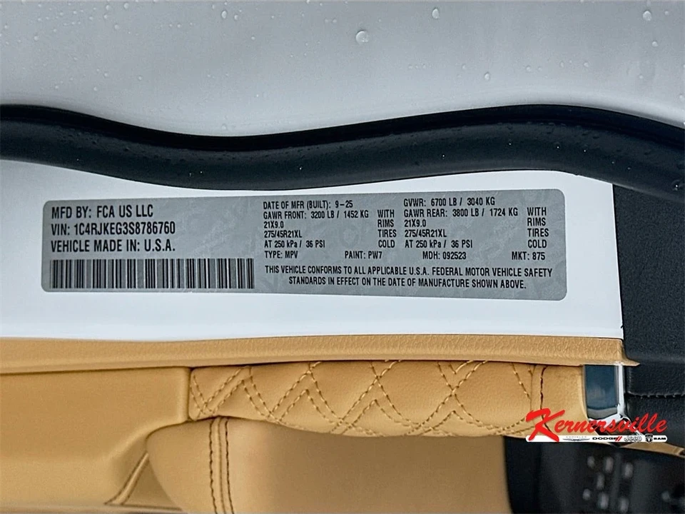 2025 Jeep WL Grand Cherokee - Image 19 of 21
