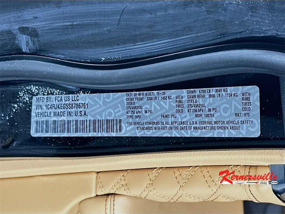 2025 Jeep WL Grand Cherokee - Image 19 of 21