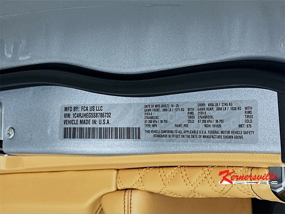 2025 Jeep WL Grand Cherokee - Image 19 of 21