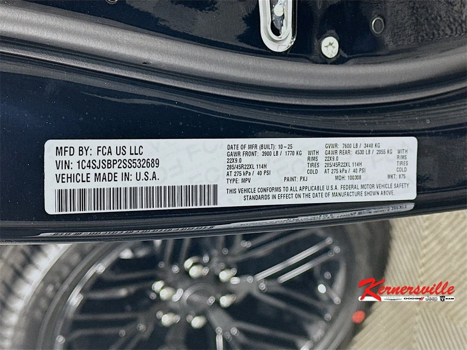 2025 Jeep WS Wagoneer - Image 20 of 21