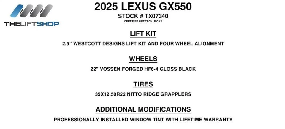 2025 Lexus GX 3rd Gen - Image 2 of 9