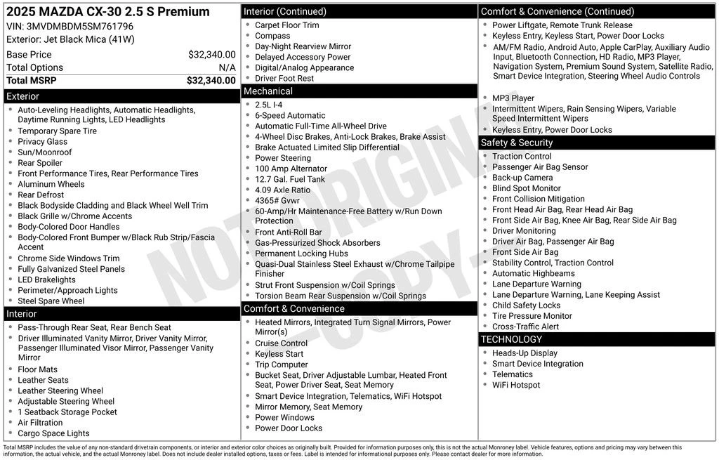 2025 Mazda CX-30 - Image 10 of 12