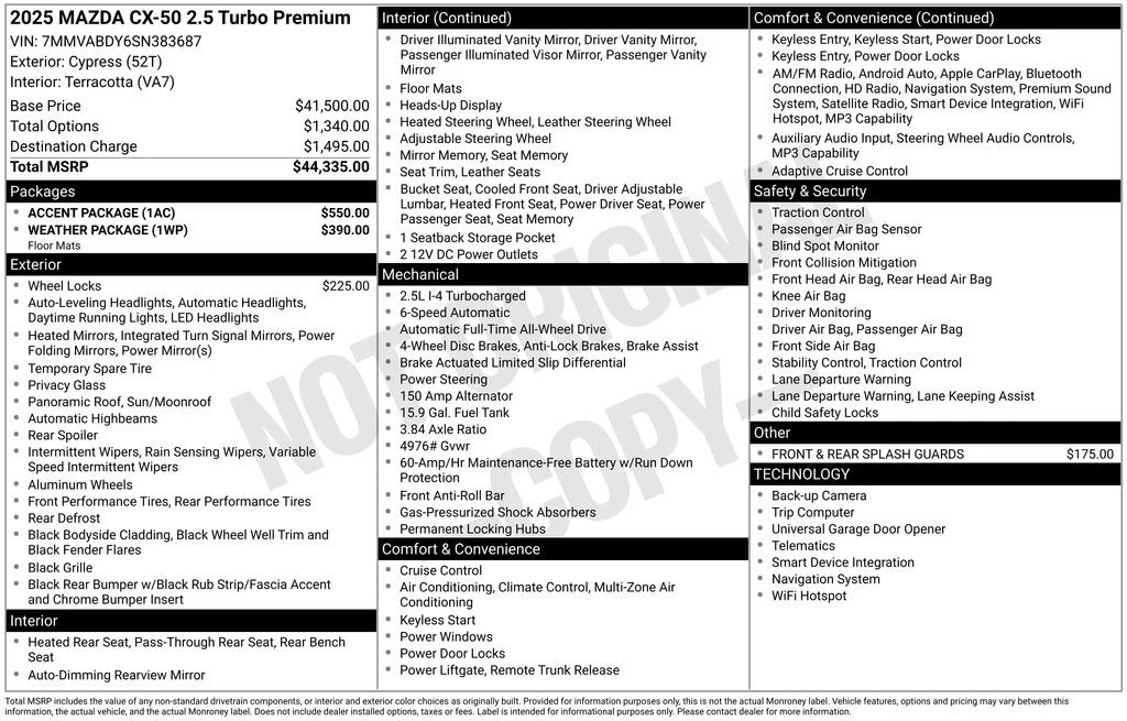 2025 Mazda CX-50 - Image 10 of 12